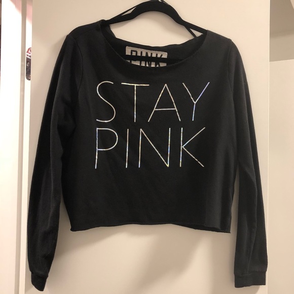 VS PINK Crop Pullover - Picture 1 of 4